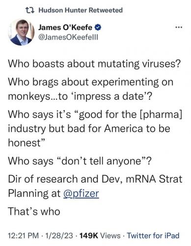 COVID, Pfizer, ProjectVeritas - Mutation Virus, Lies