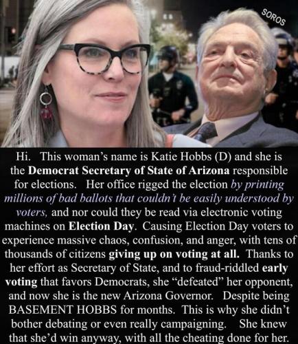 George Soros, Katie Hobbs