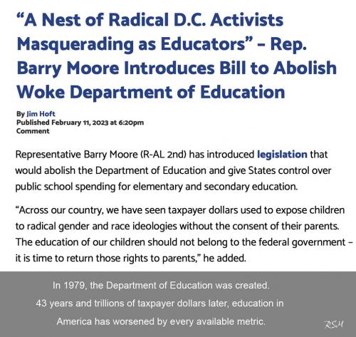 Abolish Dept of ED