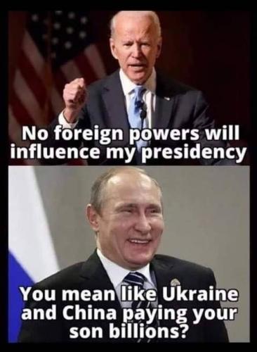 Biden, Putin -- Presidency influenced