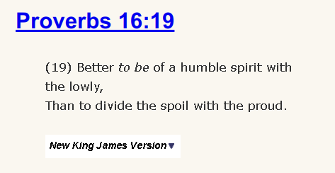 Proverbs 16:19