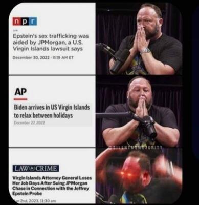 Alex Jones, Biden, JPMorgan, Epstein Island-- Child Pedophiles, Sex Trafficking