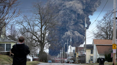 Ohio (East Palestine) Train Derailment 2023 -- Photo