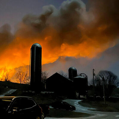 Ohio (East Palestine) Train Derailment 2023 -- Photo2