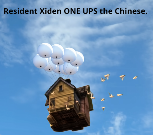 RESIDENT XIDEN ONE UPS THE CHINESE