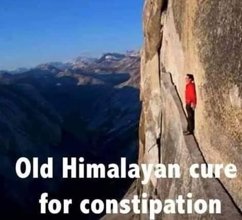 Constipation -- Old Himalayan Cure