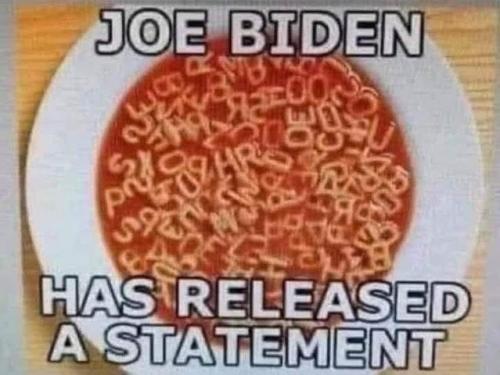 Biden -- Grabby Gook Speech Alphabet Soup