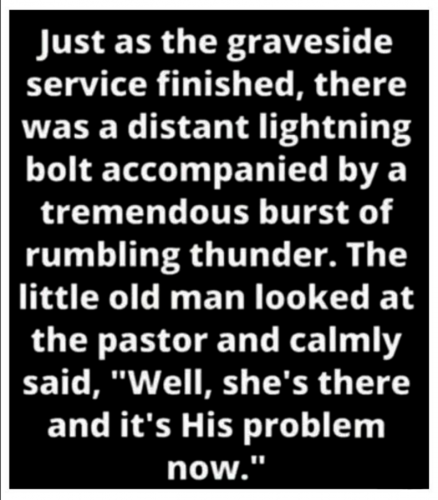 his problem