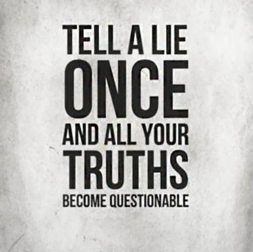 RO tell a lie