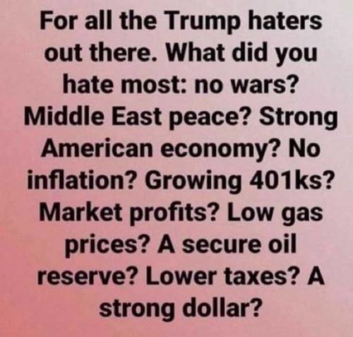 USA for Trump haters