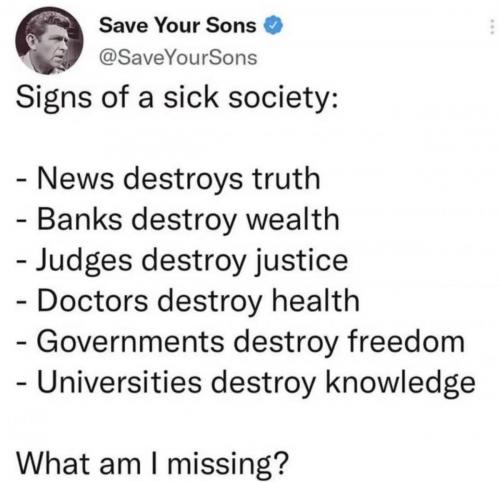 M signs of sick