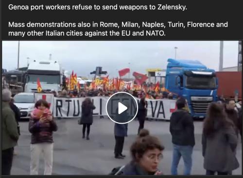 Italy ports no ship