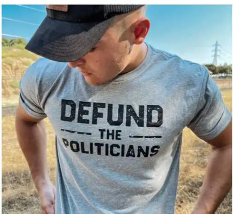 Politicians, BLM -- Defund the Politicians