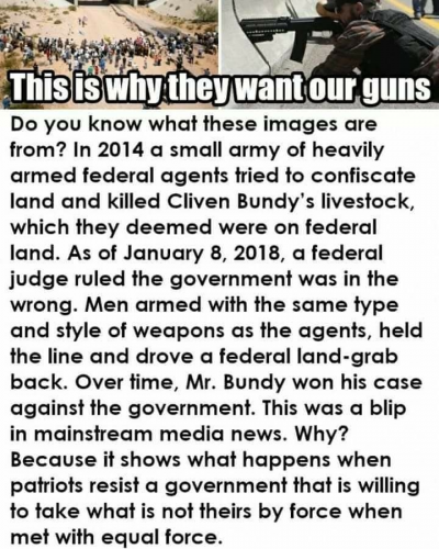M want our guns