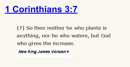 1 Corinthians 3:7