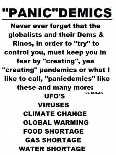 Plandemic, PanicDemic, Conspiracy Theory