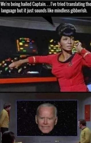 Biden - Mindless gibberish