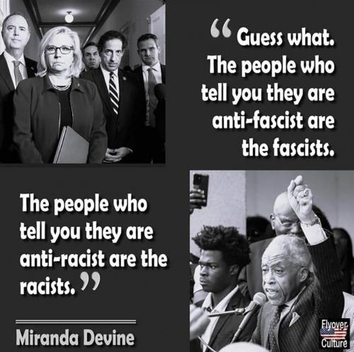 M anti facsist anti racist