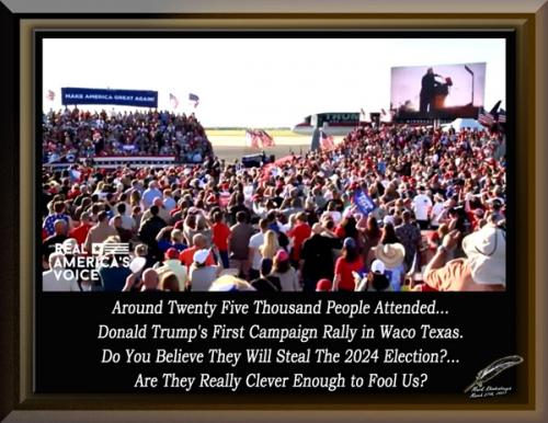 Trump's First Rally in Waco Texas