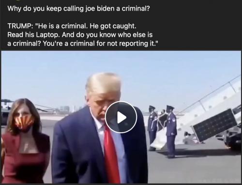 Biden & MSM criminal
