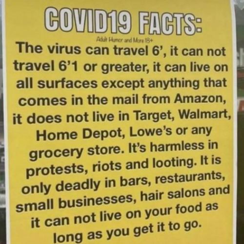 COVID -- Nonexistant in Amazon, Target, WalMart, HomeDepot