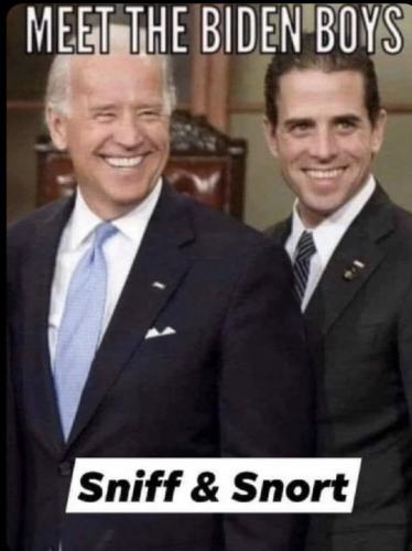 Sniff and Snort Biden