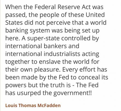 RO Fed usurped