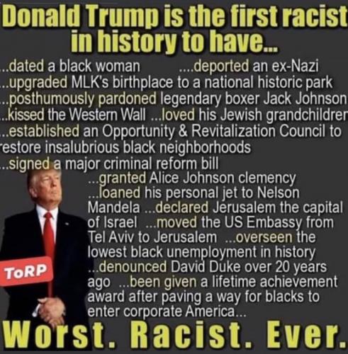 Trump is NOT a racist