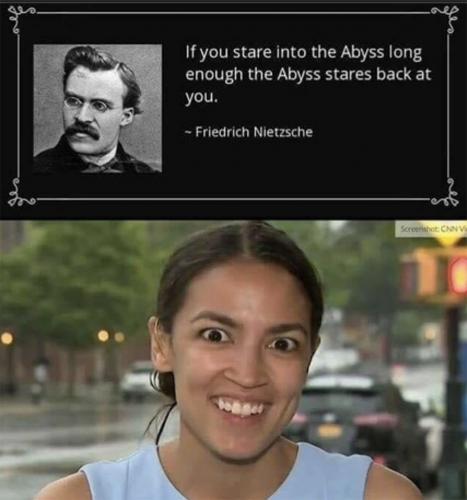 abyss stares back