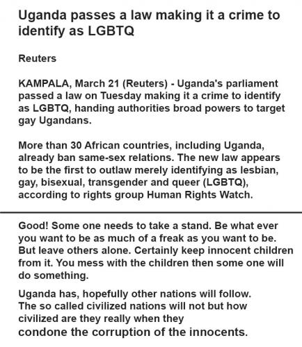 Uganda no LGBTQ
