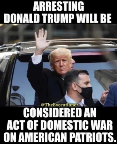 USA arresting Trump