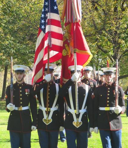 Marines - Presenting Colors