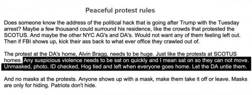 peaceful protest