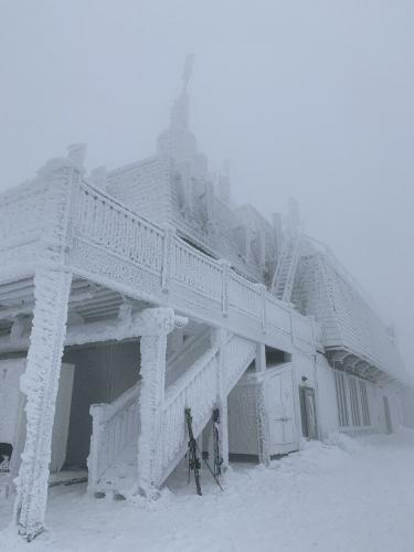 Canada Cold -- Home covered in Ice and Snow