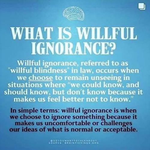willful ignorance