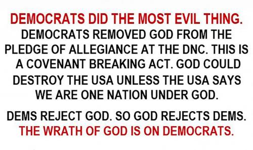 USA Dems evil