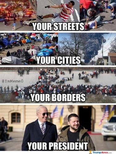 Biden, America -- Street, Cities, Borders, President