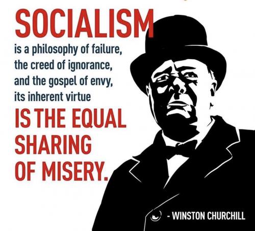 Churchill Quote - Socialism