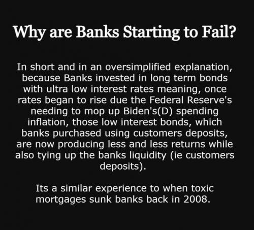 M banks failing