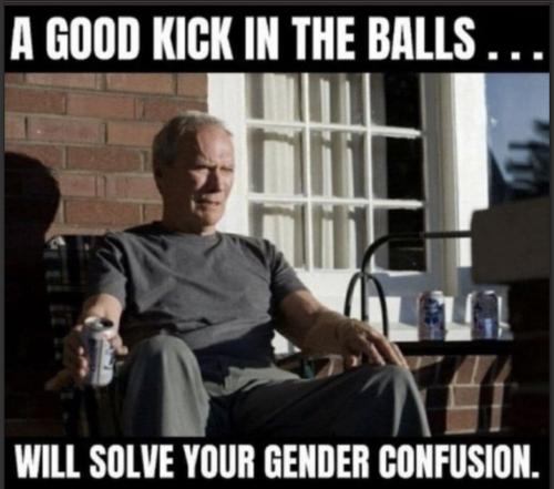 kick in the balls