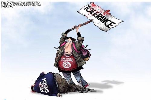 tolerance vs free speech