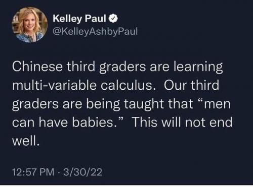 LGBT, USA, China, CCP -- Calculus vs Genders 3rd Grade