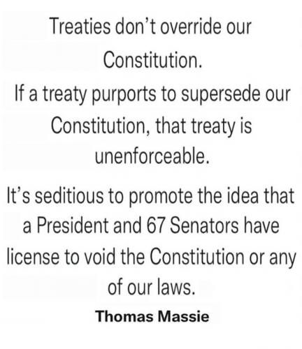 USA Treaties don't override