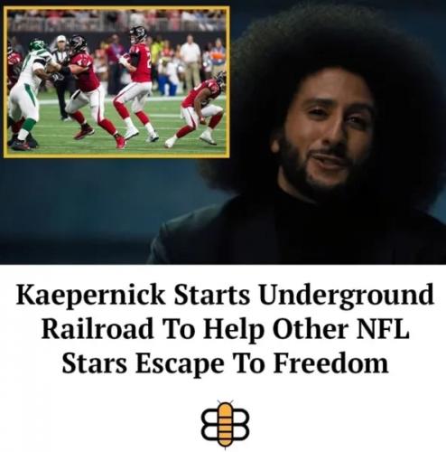 KAEPERNICK UNDEGROUND