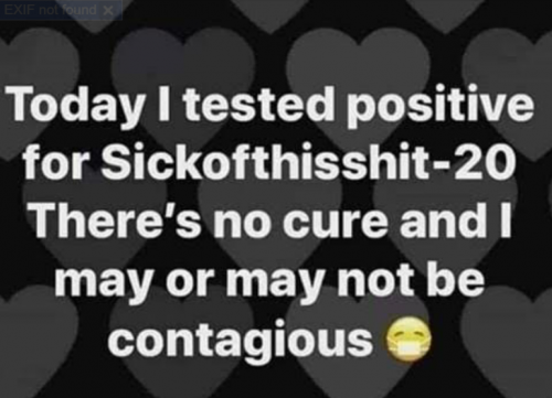 A tested positive