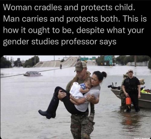 M woman & child