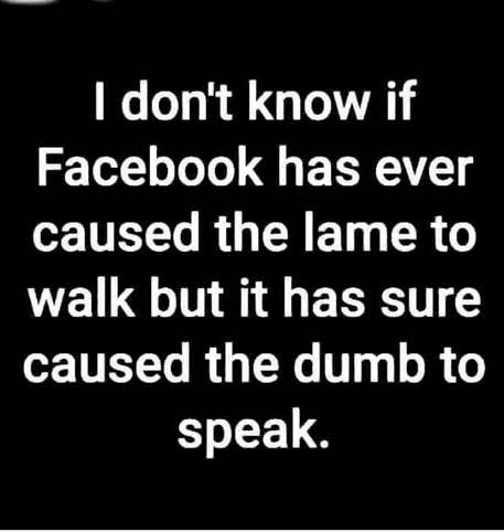 Facebook, Jesus -- Lame and Dumb