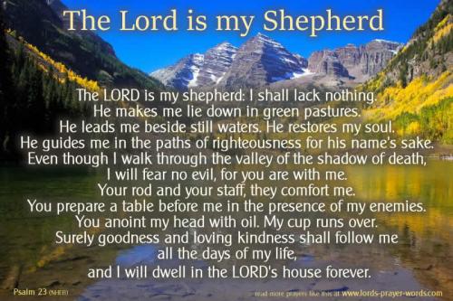 Psalm 23 The_Lord_Is_My_Shepherd