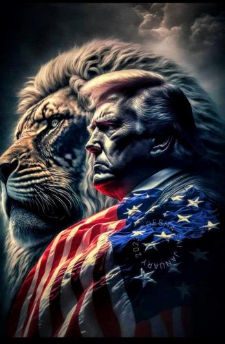 = TRUMP  LION STRONG
