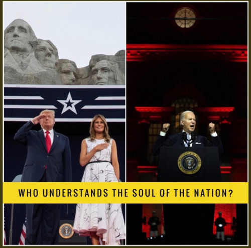 Trump, Biden -- Who knows the Soul of the Nation